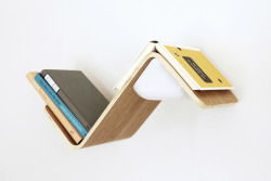 LiliLite is a bookshelf, reading light and bookmark in one.
