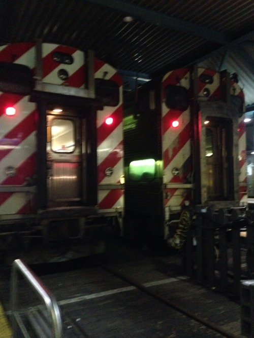 nelliendm: Commuter trains at the Olgilvie Transportation Center platform