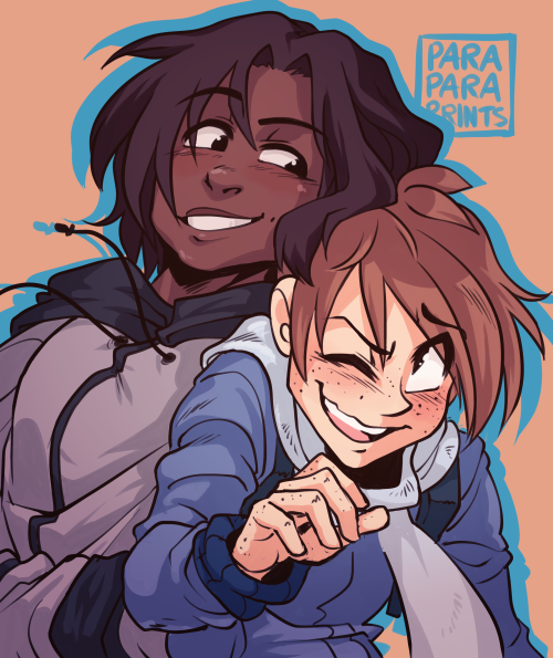 monsterboyblog: Asher and Toby. Just guys being bros. :3c For OCtober 15: Change! These two have cha