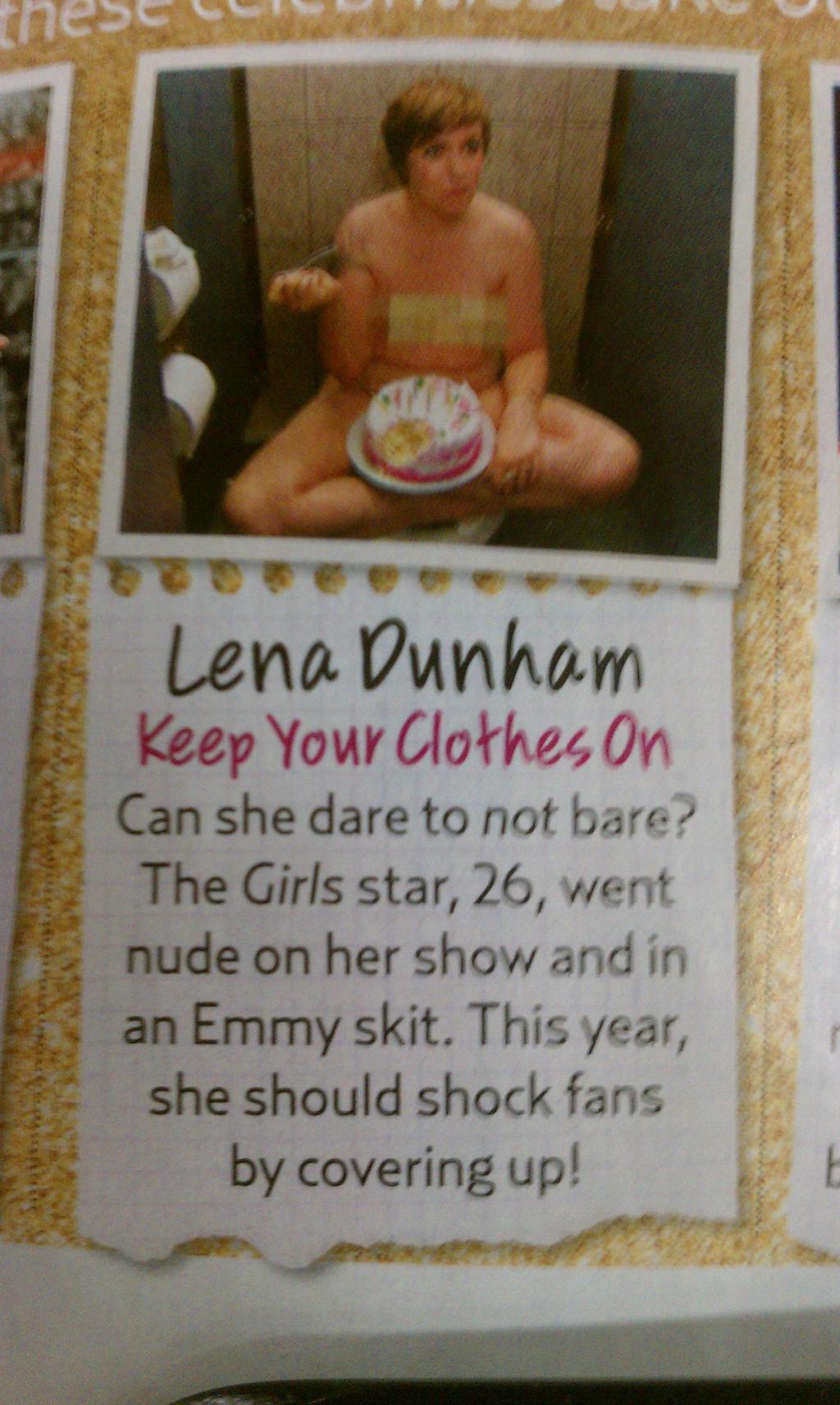 Dunham nude tumblr lena Lena Dunham