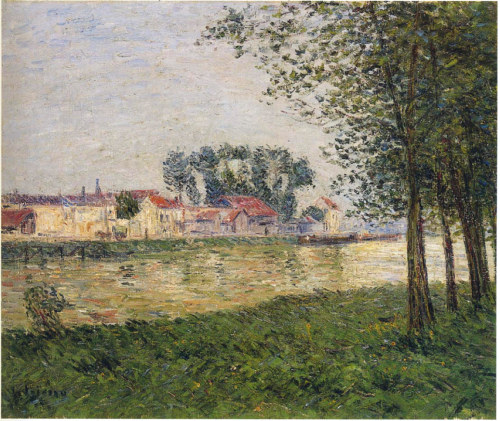 By the Oise at Parmain, 1898, Gustave LoiseauMedium: oil,canvas