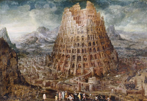 enginkid88modern:MARTEN VAN VALCKENBORCH I (LEUVEN 1534 - 1612 FRANKFURT)  - TOWER OF BABEL