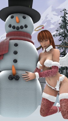 sketchyafterdark:  Not exactly halloween, but it’s close enough to christmas-y, so, here’s a winter stocking version of kasumi