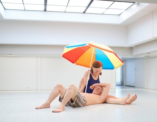 contemporary-art-blog:    Ron Mueck, Installation view, Sara Hildén Art Museum,