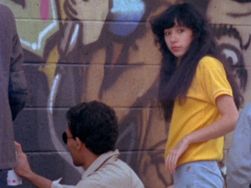 honeyangelbaby: Sandra “Lady Pink” Fabara as Rose in Wild Style (1983) … iconic