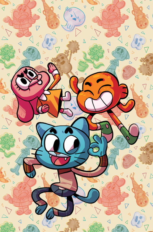 naomifranq: So guess who got to do a cover for @cartoonnetwork‘s AMAZING WORLD OF GUMBALL 2017 grab-
