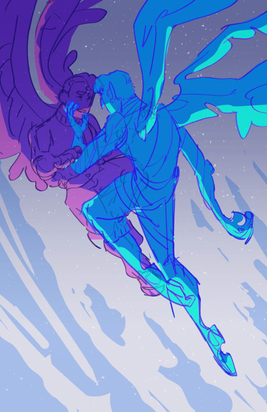 Found These Spirk Angels I Drew 3 Years Ago When I Had Just Started Watching TOS...gonna Have To Come