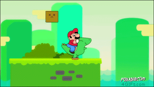 4gifs:  Mario is a jerk. [video] 