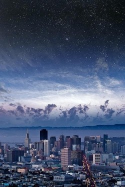 e4rthy:  Stars Over San Francisco by Nathan Spotts 