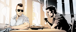 dickgrayzon:  Dick Grayson and Midnighter 