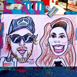 Caricature done at Dairy Delight. Summer