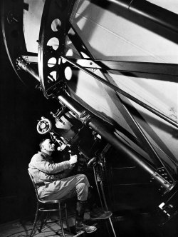 life:  Today we look at a photograph of Edwin Hubble made in 1937 — arguably the single greatest photo ever made of a scientist at work. (Margaret Bourke-White—Time &amp; Life Pictures/Getty Images) 