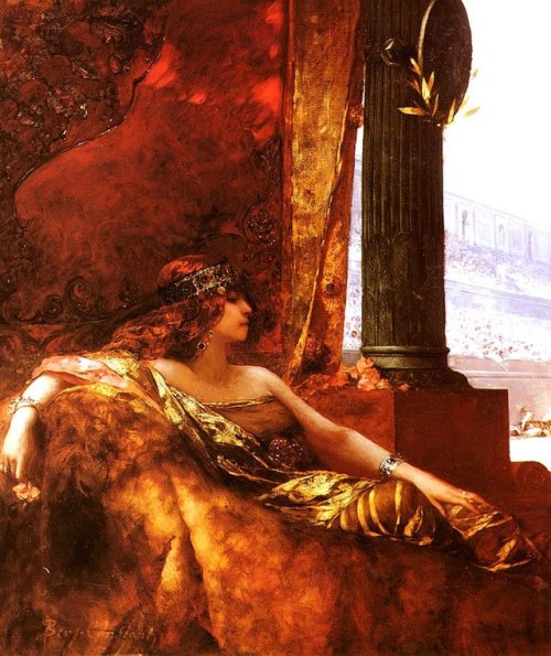 historyfilia:Empress Theodora at the Colosseum, by Jean Joseph Benjamin Constant