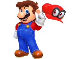 megs-dreadshredder: wereralph:  suppermariobroth: In one particular piece of official art for Super Mario Odyssey, Mario’s hair is rendered in great detail. Zooming in to the part above his ear, we can see what appears to be a single gray hair. This