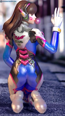 xuniana:  D.va on real street n2  D.va lying