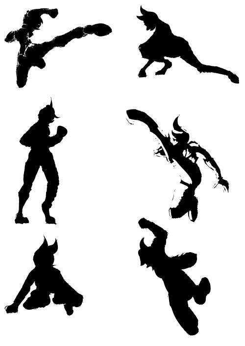 nothingventured:  2087 AU Celebration/CommemorationDid a rendition of Crisis’  2087 AU Chica (A.K.A. Muscle Bird). There were well over 10+ attempts done, with 2 being completed and 6 failures displayed as silhouettes.Sometimes you try your best, and
