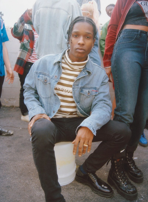 hypebeast:  This Upcoming A$AP Rocky x GUESS Collaboration Takes You on a Trip to the 90s