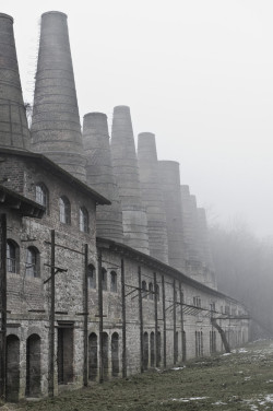 architectureofdoom:  Schachtofenbatterie, Museumspark Rüdersdorf, Germany 