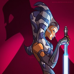 800lbproductions:  I’m still pumped after the season finale of starwars Rebels! Here’s a quick grown-up Ahsoka and the shadow of her fate!