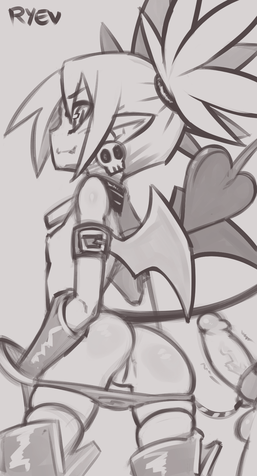 darkryev:  Redrawing old stuff between commissions and secret projects.Original here.