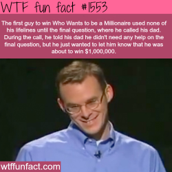 wtf-fun-factss:   The first man to win WHO