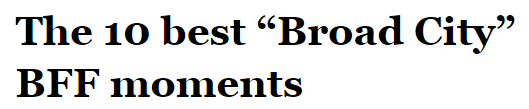 salon:  Abbi and Ilana have proven time and again that they have the same sort of