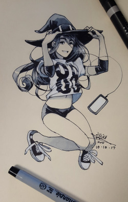 vashito:Witchy 88 for Inktober~  10-10