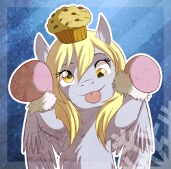 Dennybutt:   Wrap Up Warm This Winter :)  Started Drawing Derpy Wearing Adorable