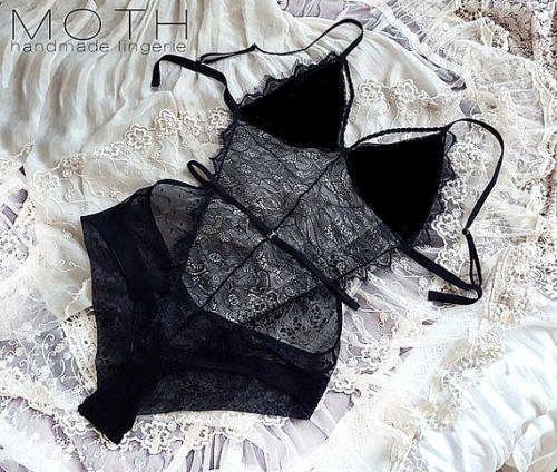 lovinghandmadelingerie:Moth Lingerie