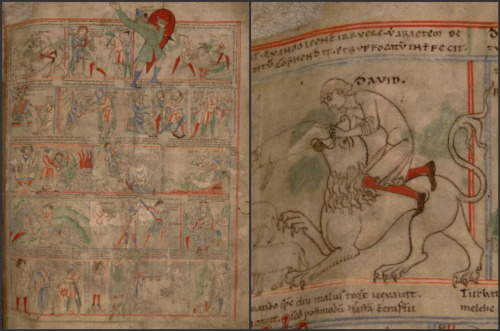 damienkempf:A medieval comicThis a page from the Bible of Stephen Harding, a manuscript produced in 