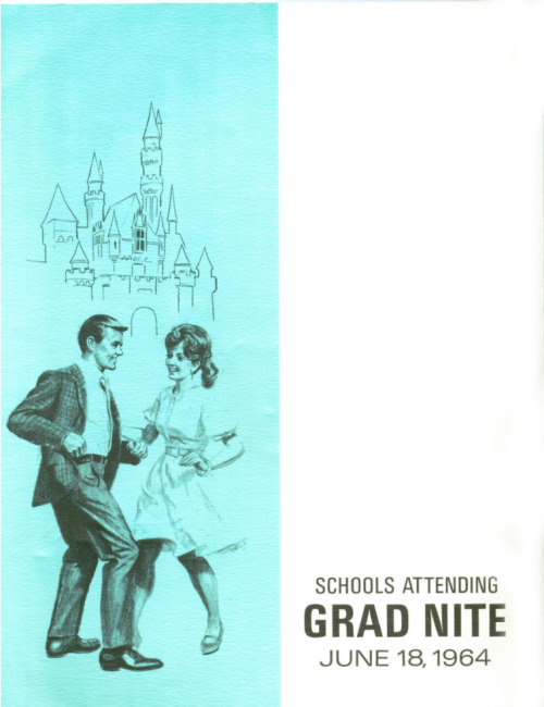 vintagedisneyblog: Throwback ad for Grad Nite!