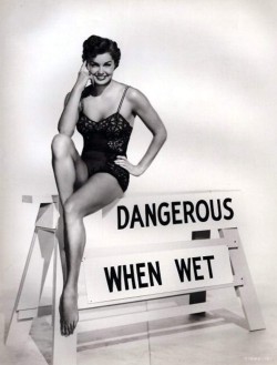 vintagechampagnefever:  Cheeky Esther Williams publicity shot 