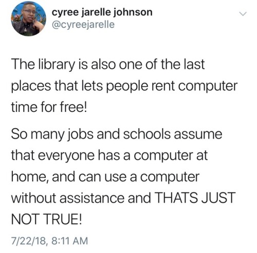 odinsblog:Libraries are one of the few remaining public goods that haven’t been completely privatize