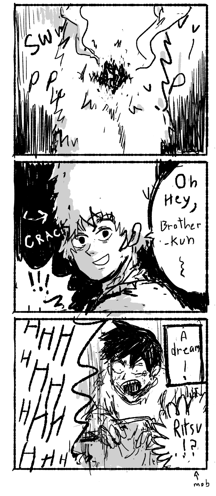 chameshida:  It’s that gravity falls referenceDeep down, Ritsu still think it’s