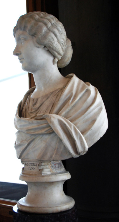 Portrait of Faustina the Younger. Mid-II century AD. Marble. Uffizi Gallery, Florence. Inv. 191