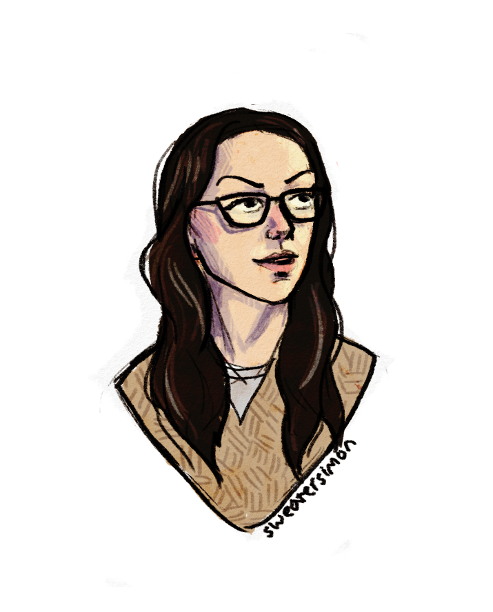 vintagememe:  haven’t posted any art in a while so heres an alex vause i drew for