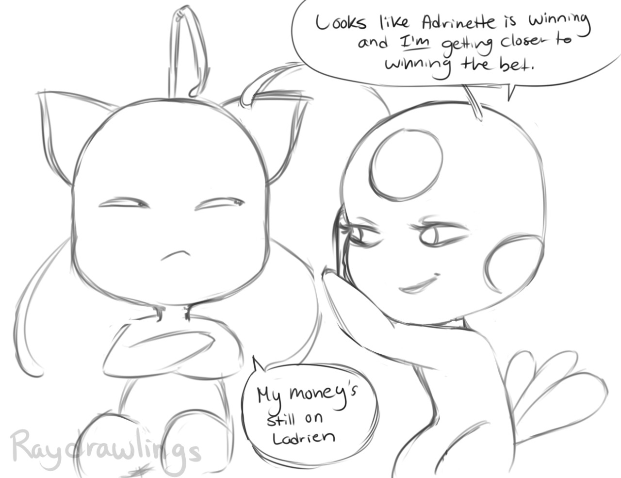 raydrawlings:  It was requested I draw a part 3 to the sleepover comic yesterday