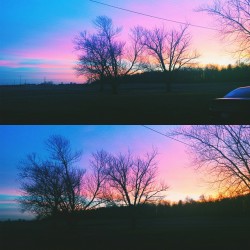 psychodelictea:  just wow 👍🌄🌈 #sunset