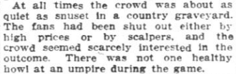 The Washington Herald, 10/17/1911. Some things never change.