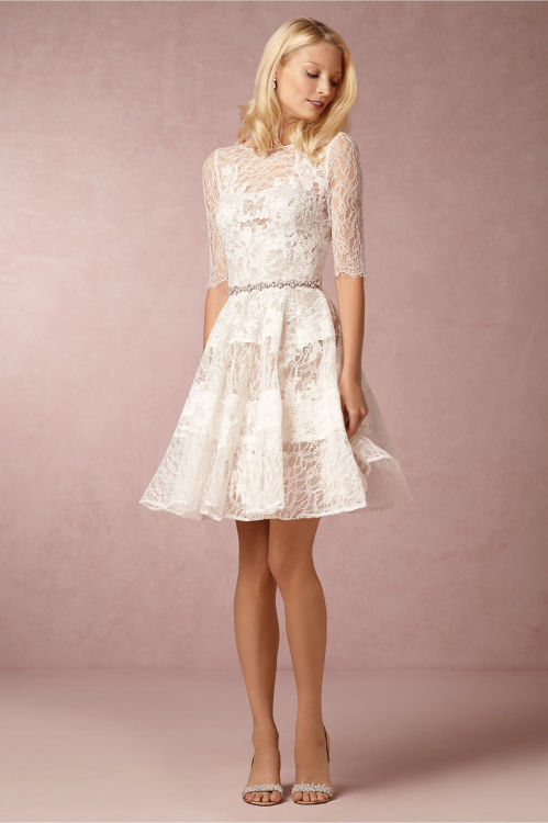 yourcocomelody: Short Wedding Reception Dress 