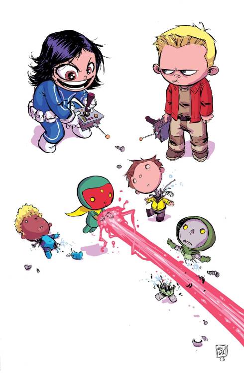 Sex marvel-dc-art:  Avengers A.I. #1 baby variant pictures