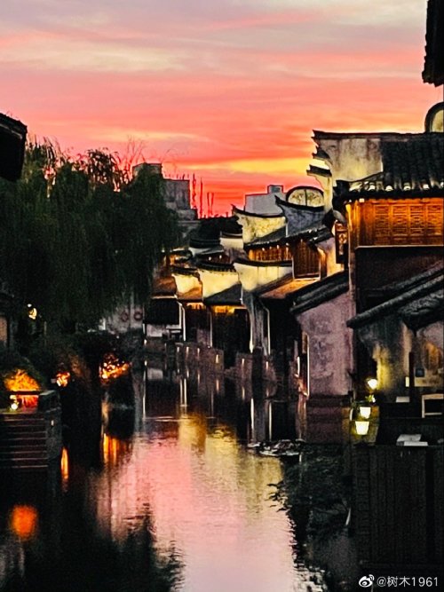 fuckyeahchinesegarden:月河古镇 yuehe guzhen/moon river old town, jiaxing, zhejiang province by 树木1961