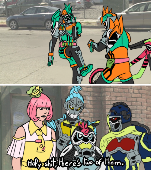 qualiaphosphorus:Kamen Rider Ex-Aid episode idk 13 probably - 2016-17little it’s always sunny in phi