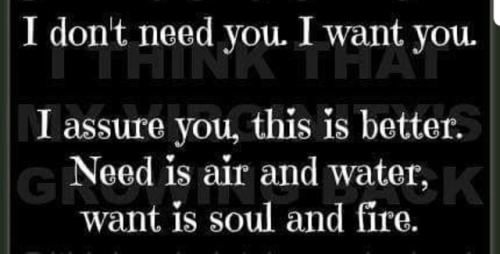 tapout04:  Sometimes you come across people who are a want as well as a need