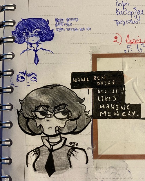 Shitty Little Doodle Of My Scott Pilgrim OC, Ren Dregs. Shes Lisas Gf. Yes.