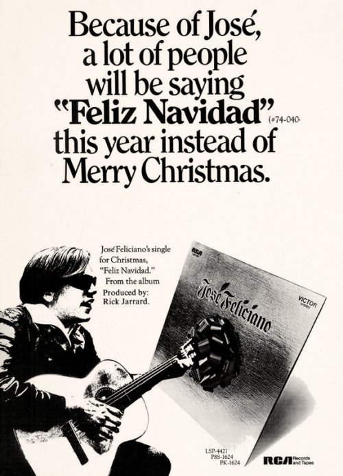 Feliz Navidad by Jose Feliciano, 1970
