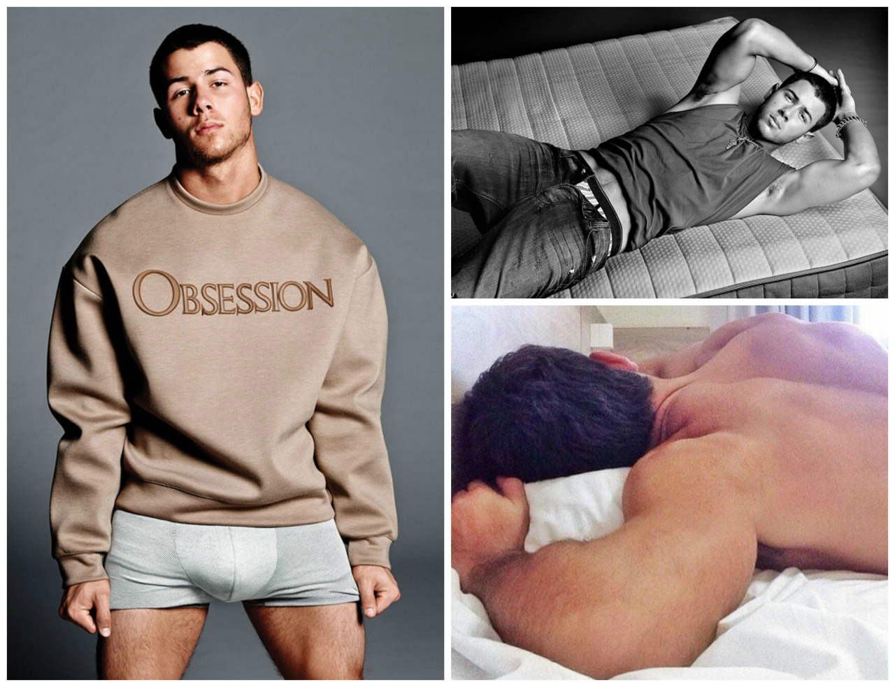 luv2bslappedaround:  hothungjocks:  Nick Jonas (again and again!) Nick Jonas collage: