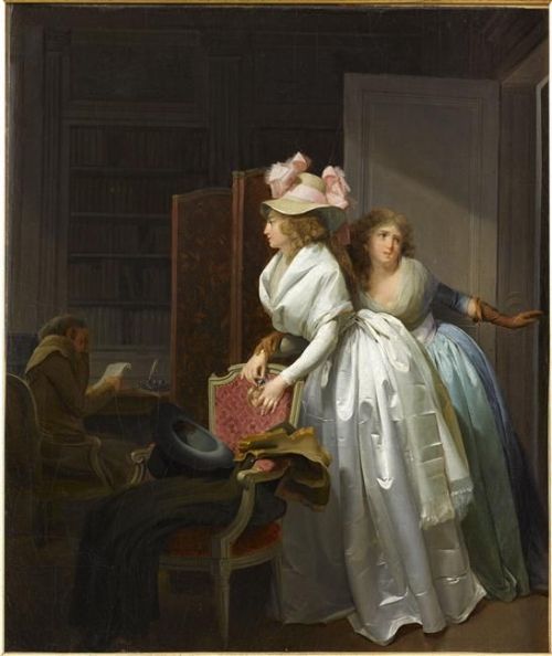 “Le Cadeau délicat” by Louis Léopold Boilly (1761-1845)