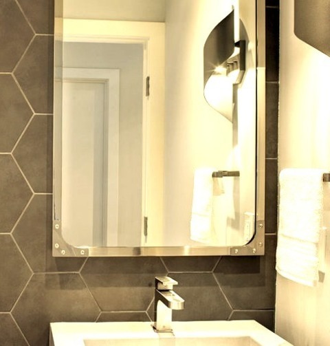 San Francisco Midcentury Powder Room