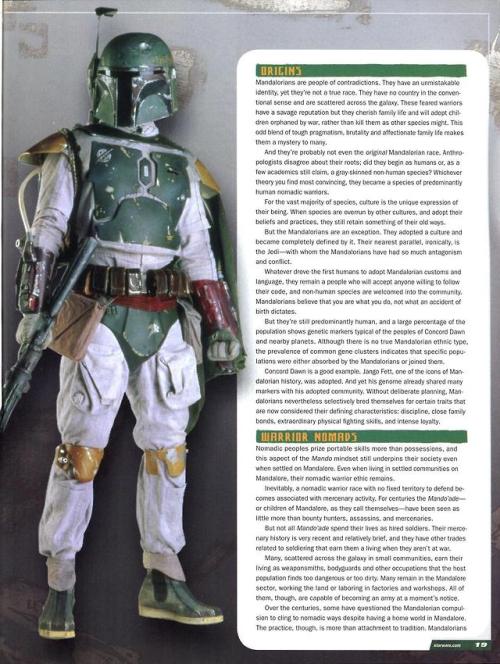mandowords: The Mandalorians People and Culture - Star Wars Insider issue 86